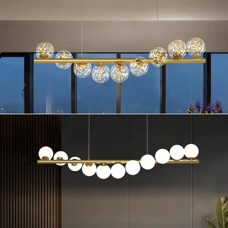 Elegant Nordic Glass Chandelier