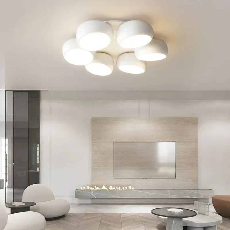 Sophisticated and bright contemporary design chandelier.