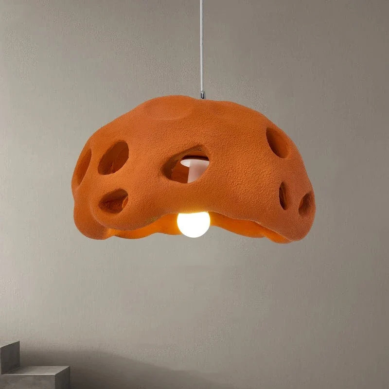 wabi-sabi design LED irregular Nordic pendant light