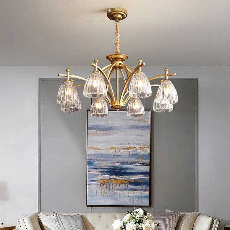 Elegant Nordic metal pendant light
