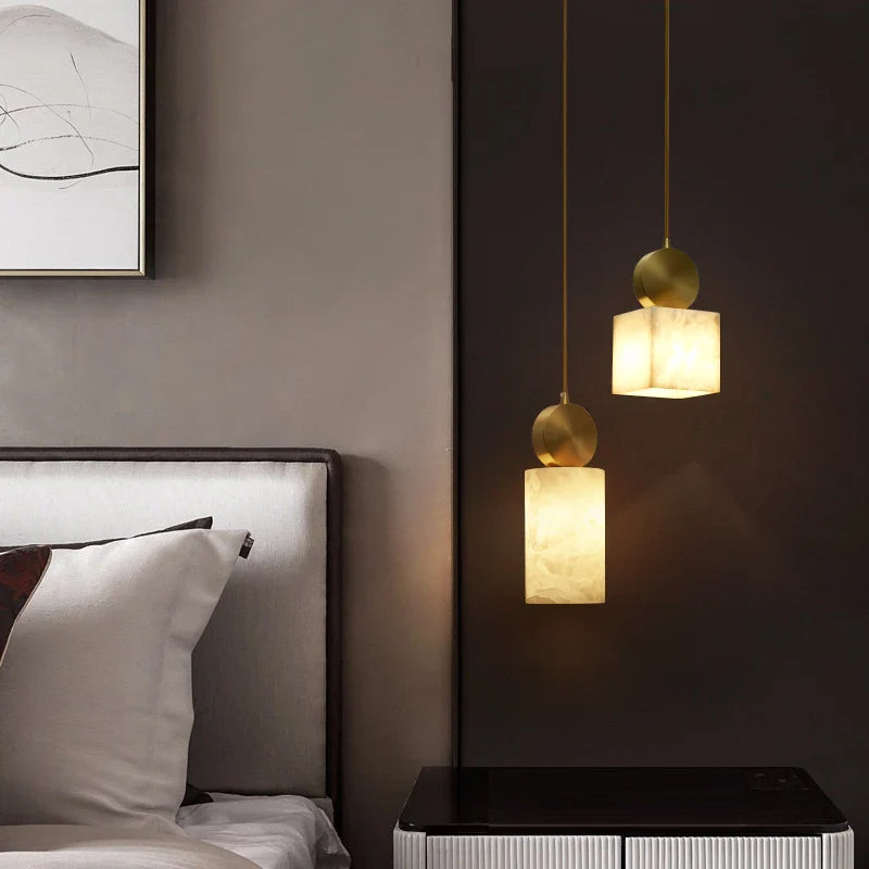 minimalist creative custom copper chandelier for modern decor