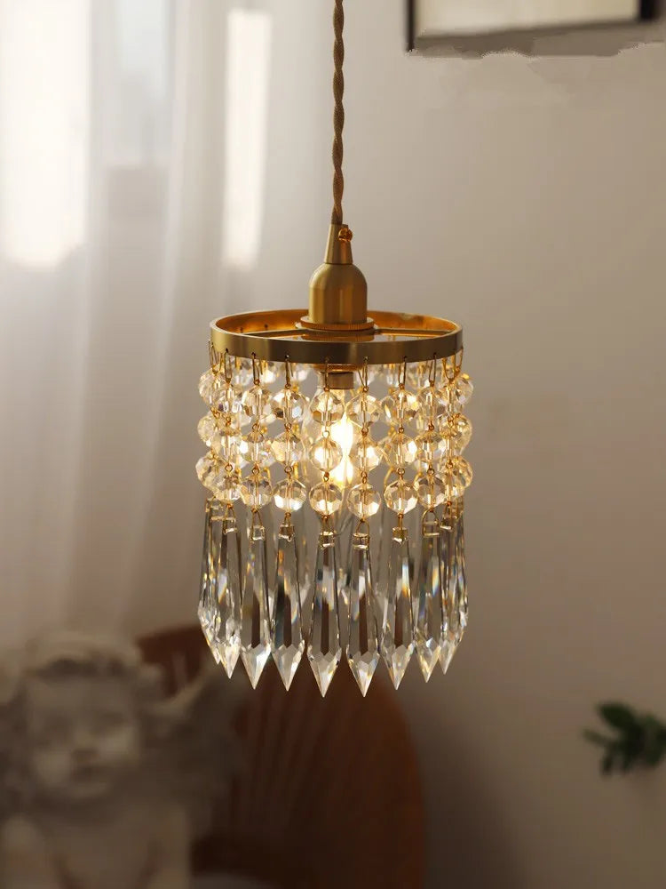 Romantic crystal chandelier for elegant interior decoration
