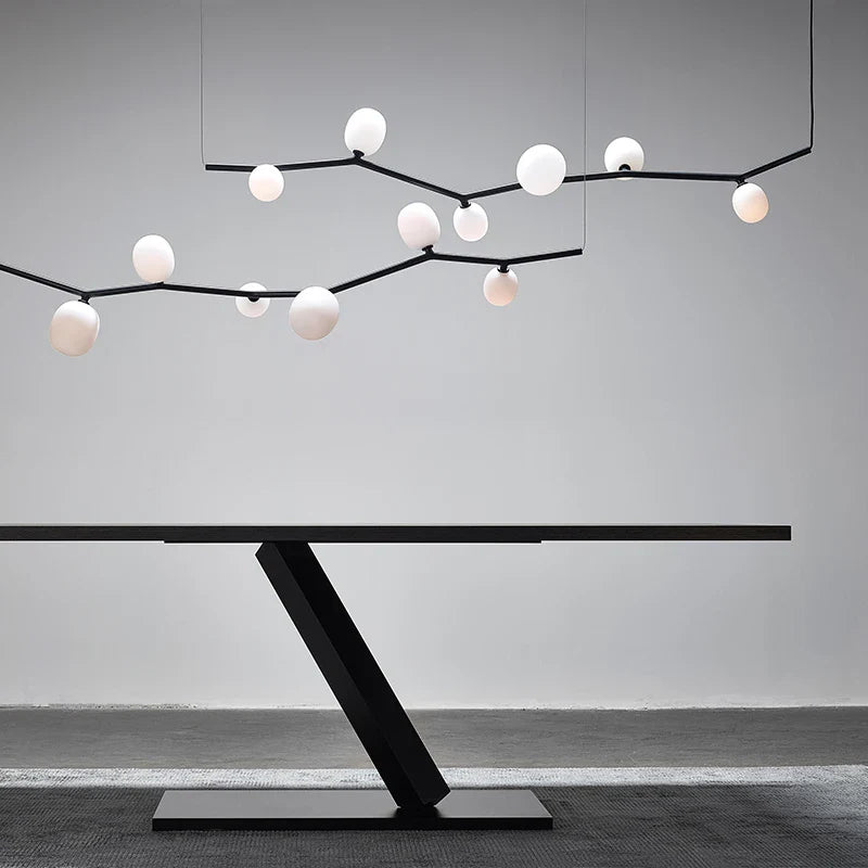 Elegant modern art deco chandelier