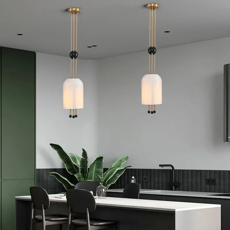 Wabi-Sabi LED chandelier for home decoration