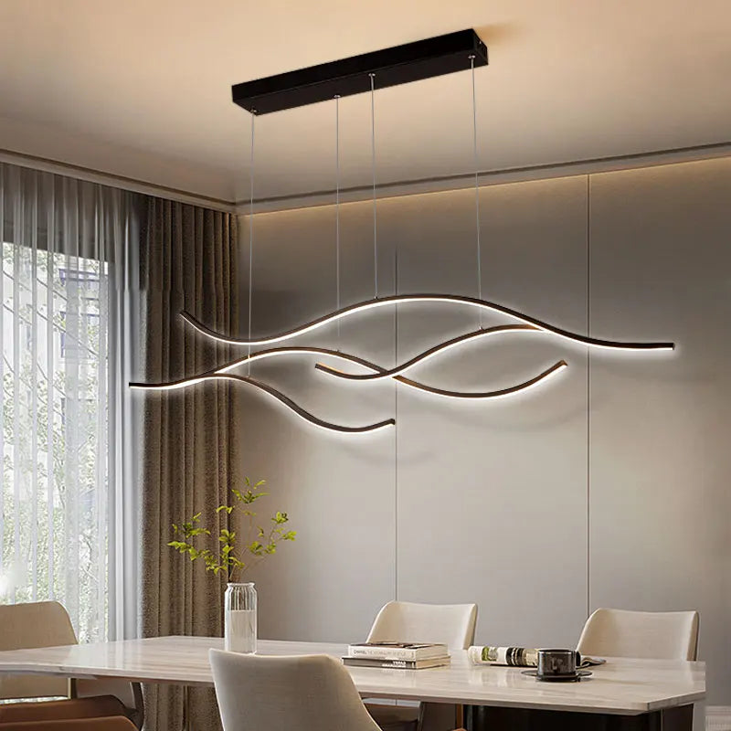 Modern dimmable Scandinavian chandelier