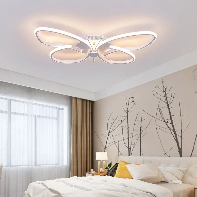 Elegant Contemporary Chandelier with Interior Glow