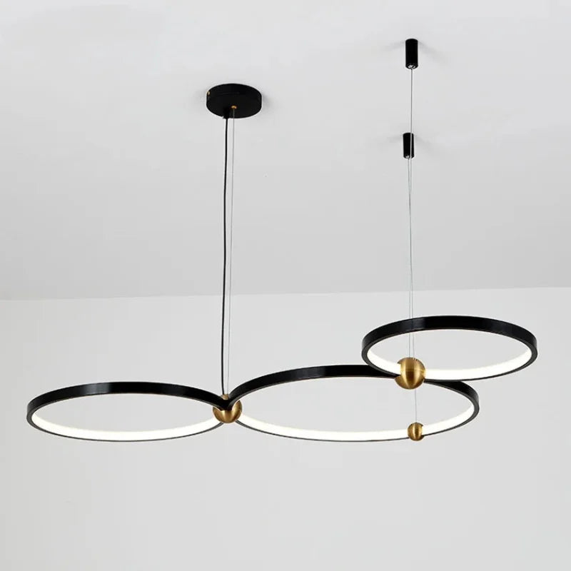 Contemporary minimalist LED chandelier