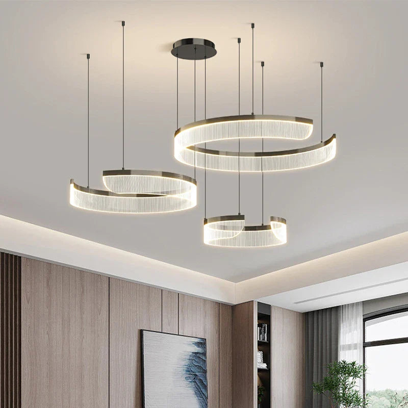 Modern elegant pendant chandelier