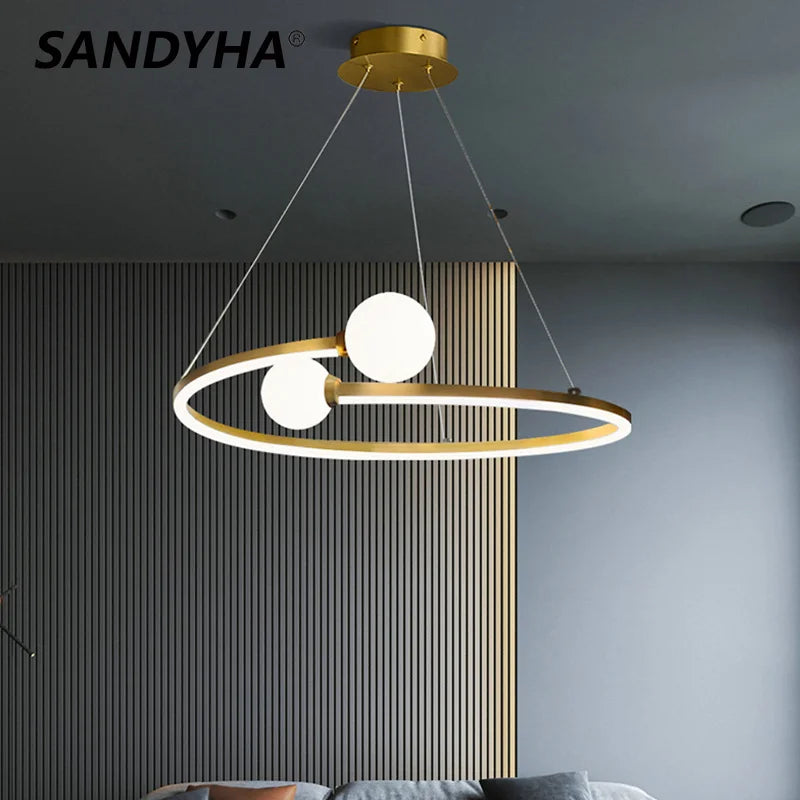 sandyha Modern Ring Chandelier for Home Decoration