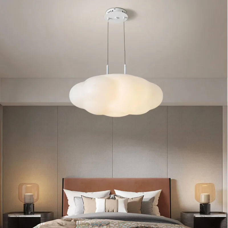 Elegant Modern White Clouds Chandelier