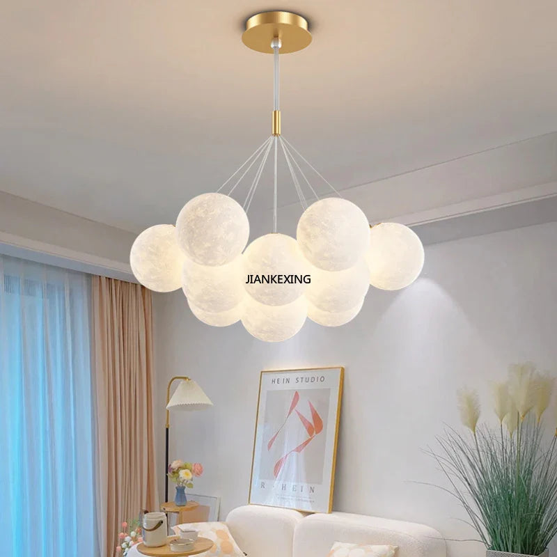 Modern LED Bubble Ball Chandelier Pendant Light Fixture Decor