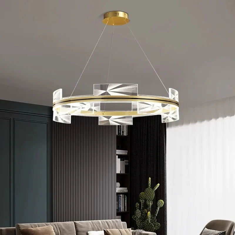 modern LED chandelier for interior lighting