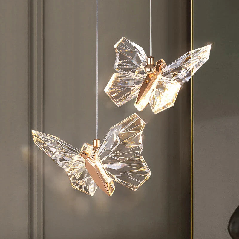 crystal butterfly chandelier for elegant home decor