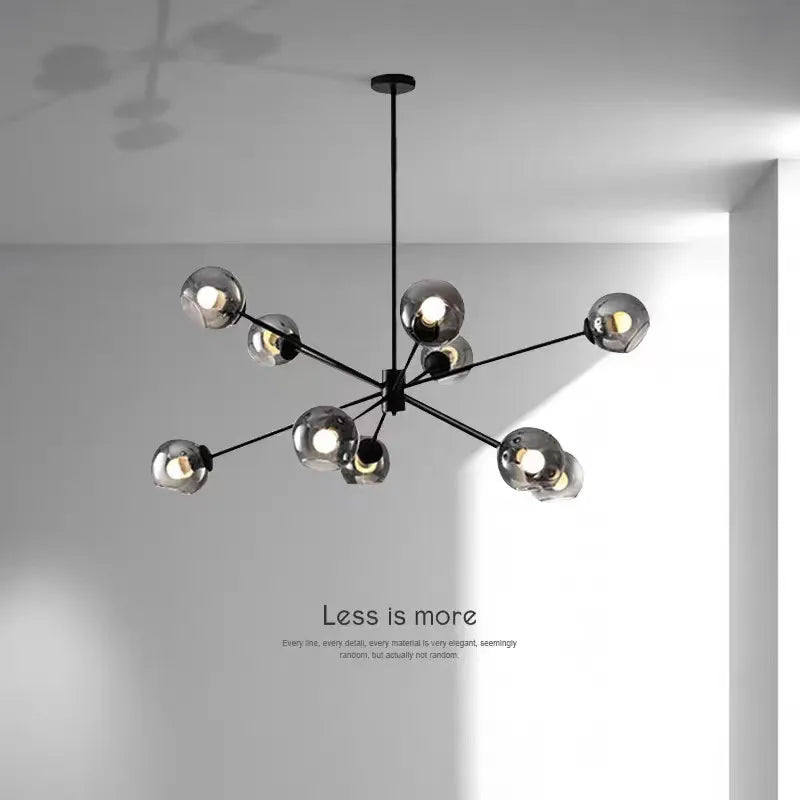 Elegant Vintage Industrial Retro Chandelier