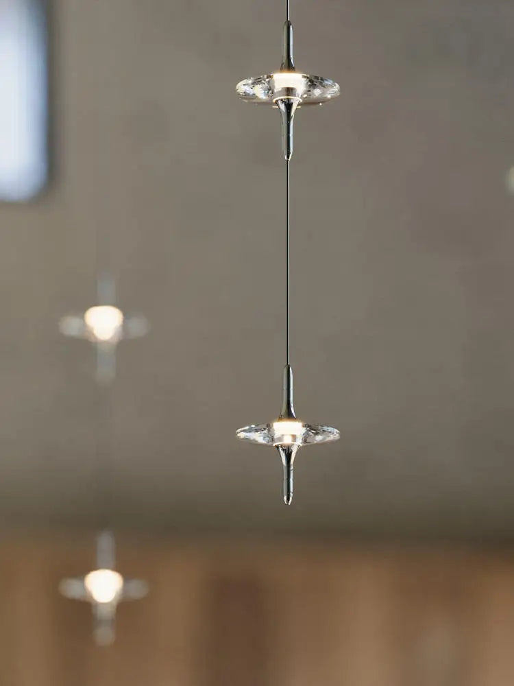 Bright chic contemporary LED chandelier