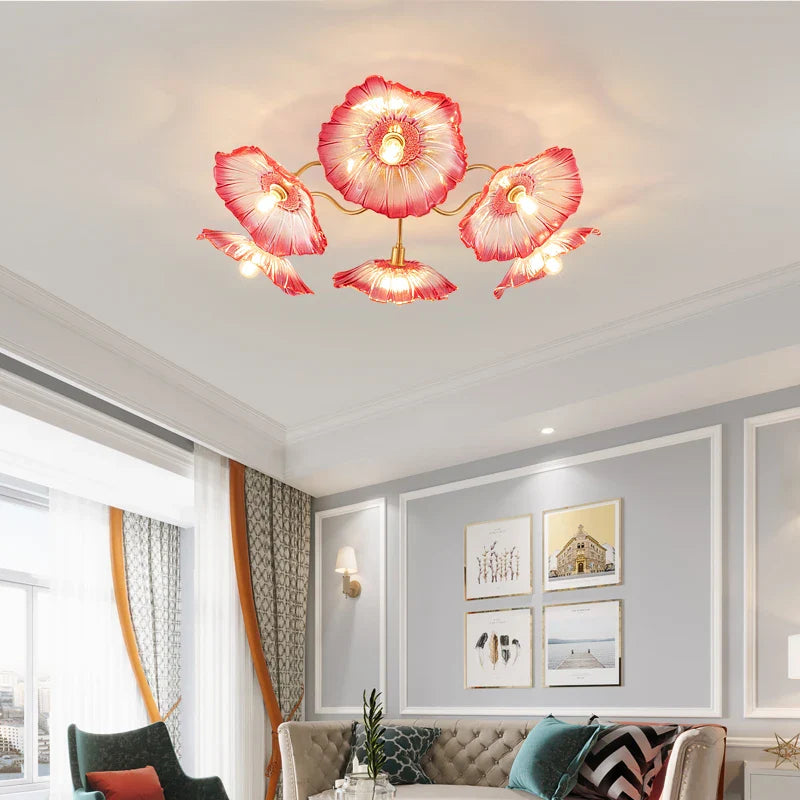 Elegant gold Nordic design chandelier