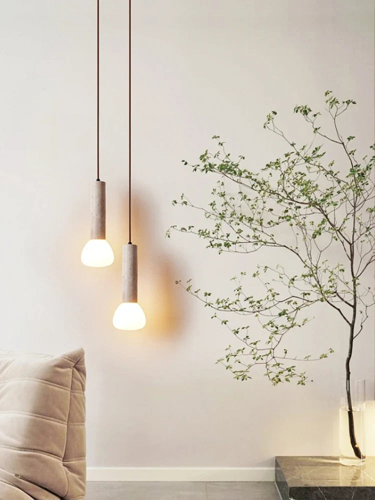 creative stone chandelier for elegant interior lighting