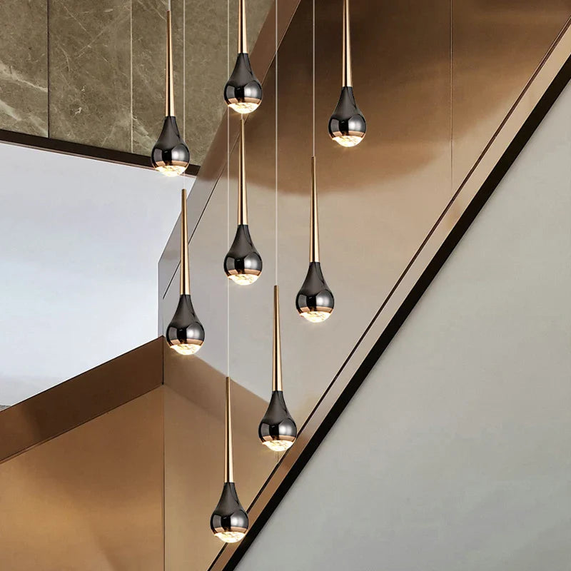 Modern Nordic Hollow Chandelier, ideal for loft, hotel, apartment