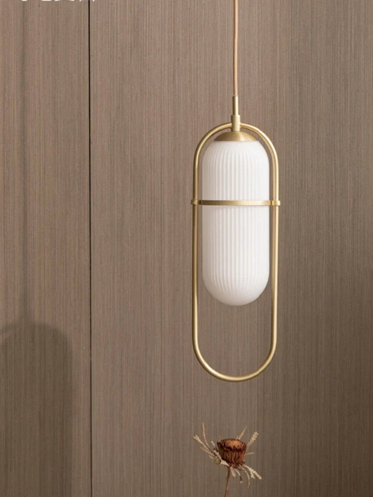 modern industrial style chandelier in glass and metal