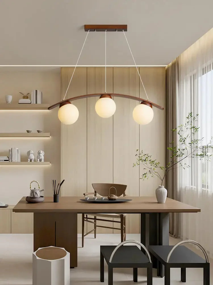 Designer wooden chandelier for contemporary home decor