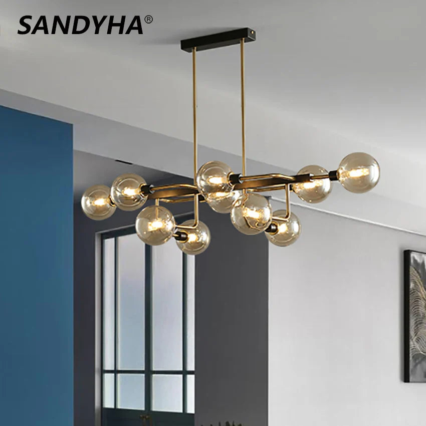 Modern elegant pendant chandelier