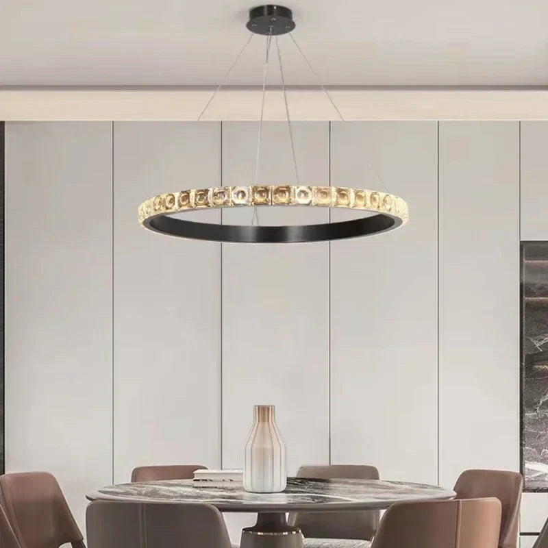 Elegant and Refined Crystal Chandelier