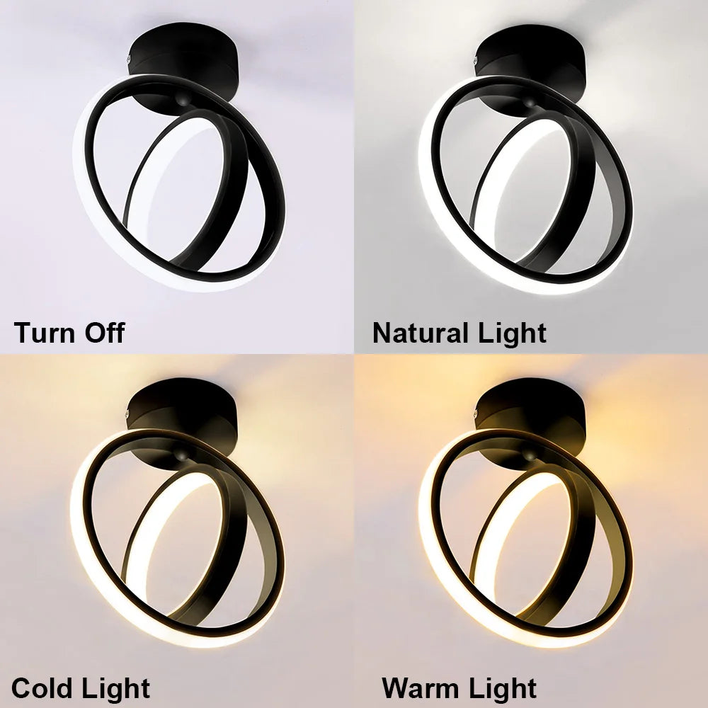 Sleek and chic LED chandelier