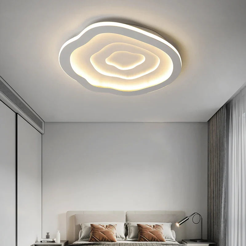 Modern Graphic LED Hanging Chandelier
