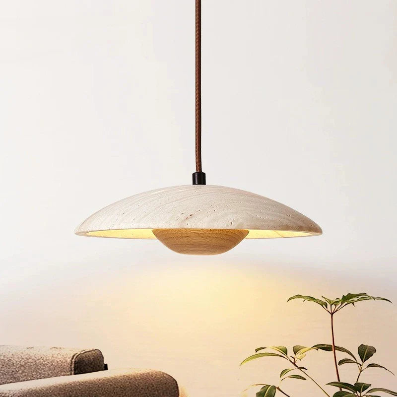 wabi-sabi Nordic retro travertine chandelier LED pendant light