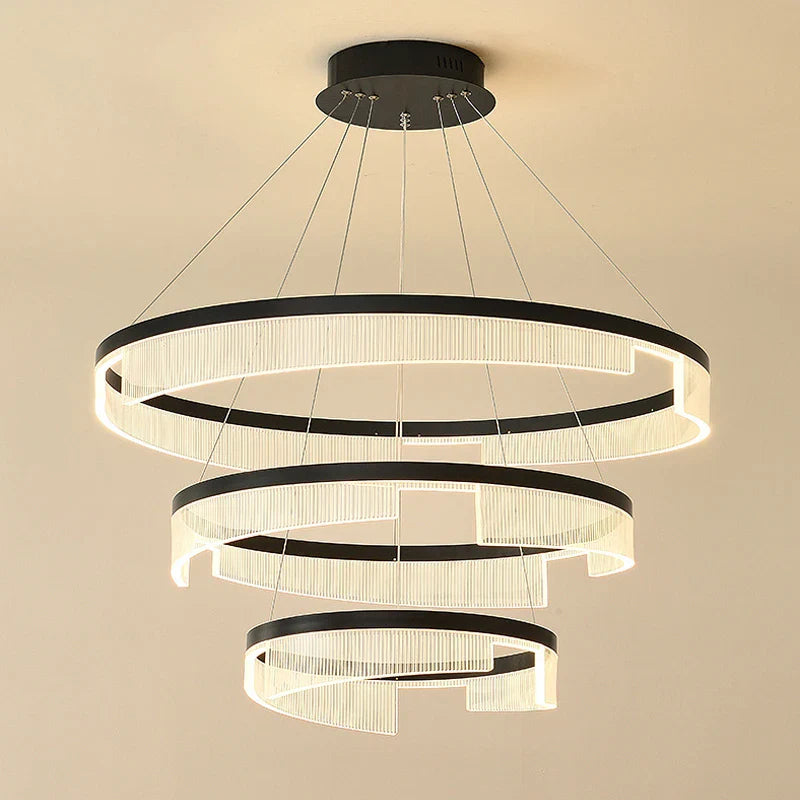 Elegant Minimalist Ring LED Chandelier