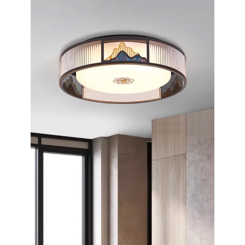 Elegant Vintage Oriental Acrylic Chandelier