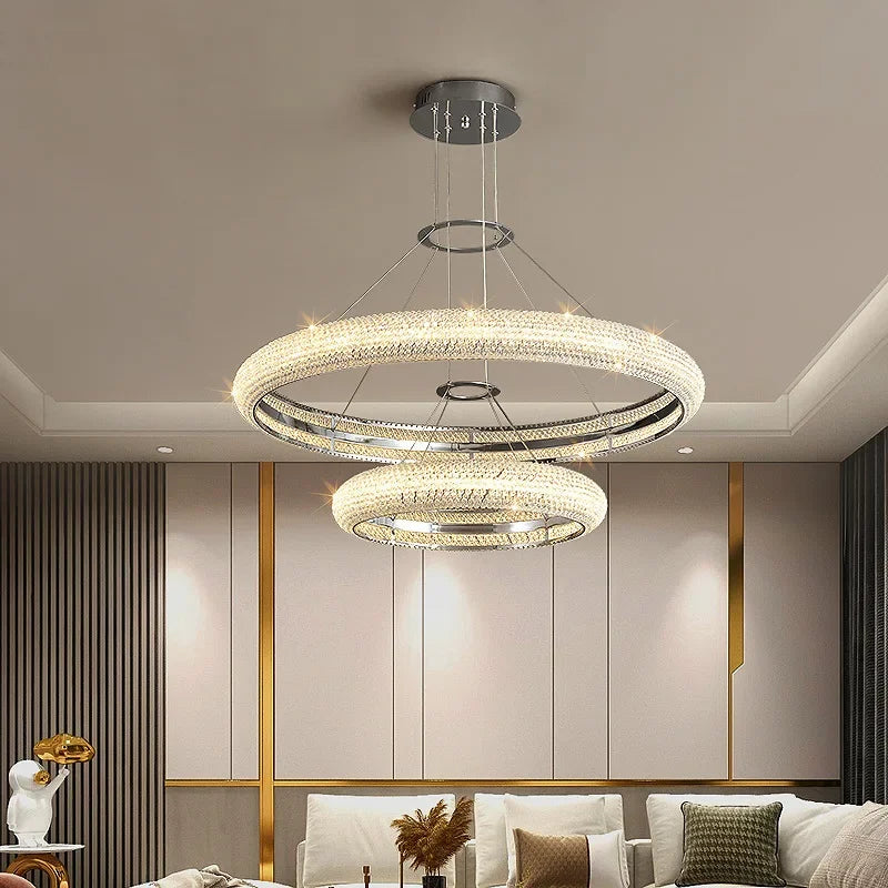 Elegant Modern Chandelier, Sleek Design