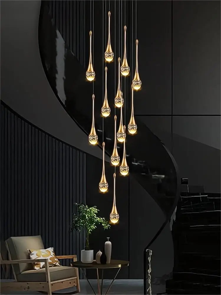 Modern Crystal Chandelier for Creative and Minimalist Interior Decor