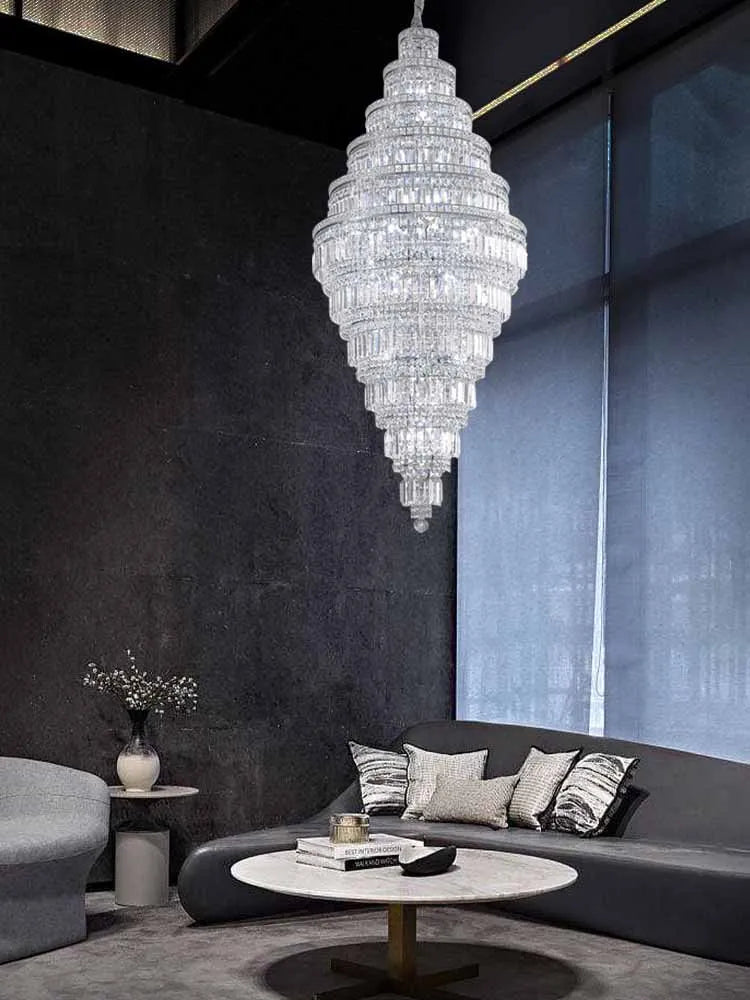 custom crystal modern chandelier for elegant lighting