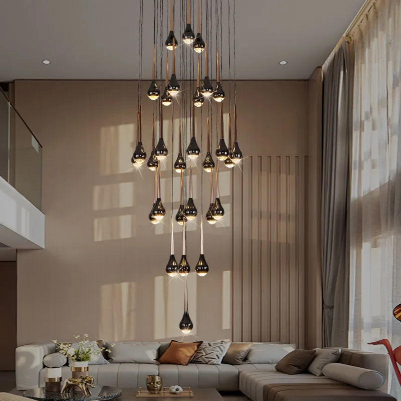 Modern luxury designer chandelier for villas and duplexes