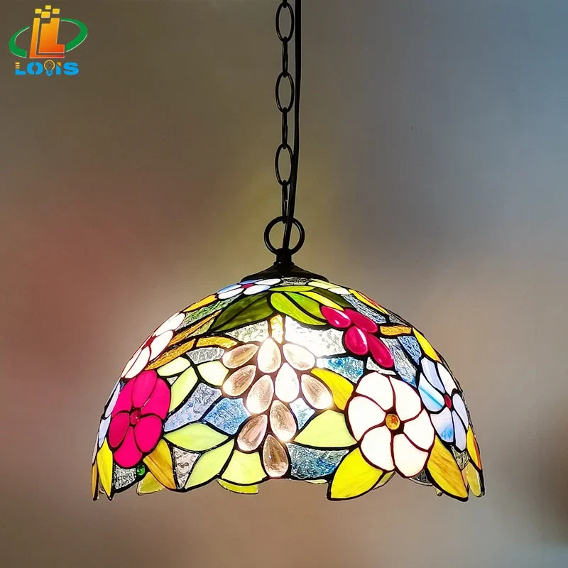 Elegant floral hanging chandelier