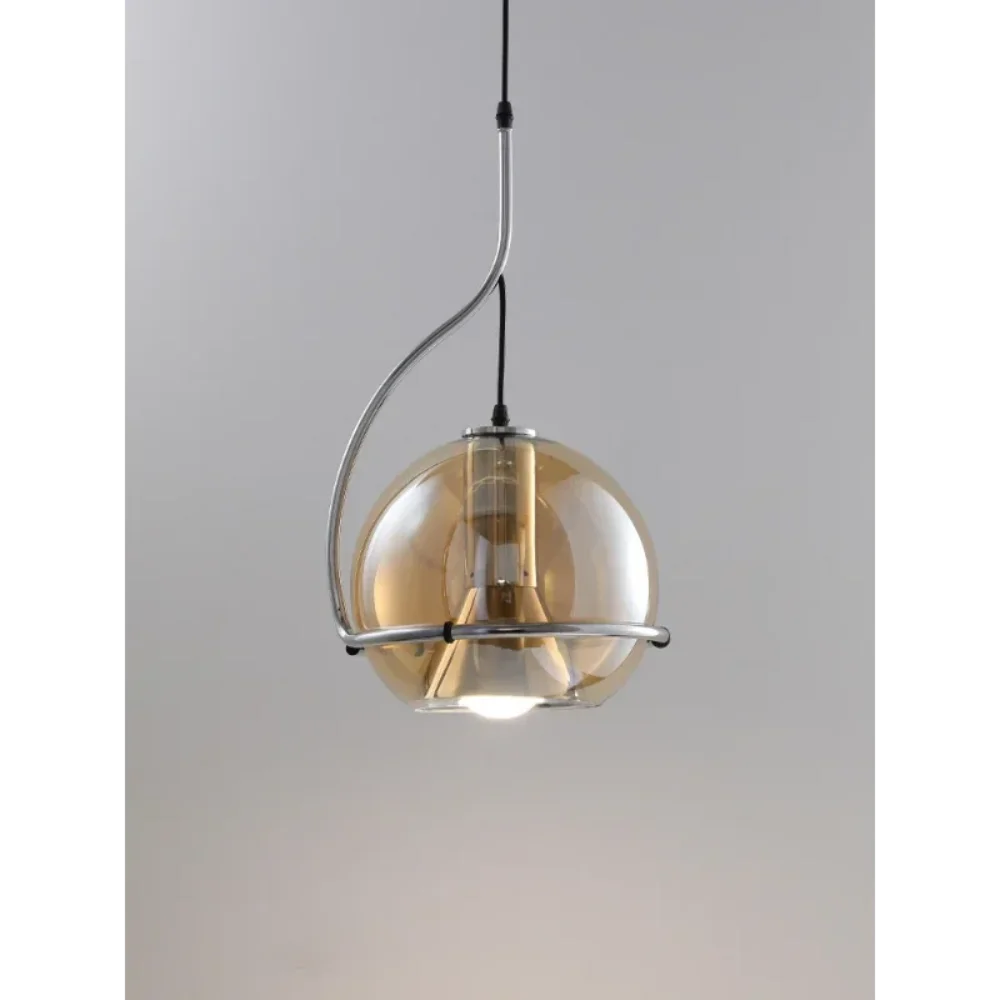 Nordic retro glass ball chandelier for restaurants and cafés