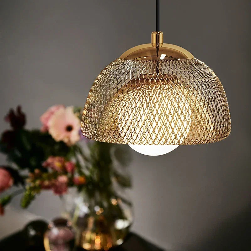 Creative Art Deco Style Gold Metal Chandelier for Interiors