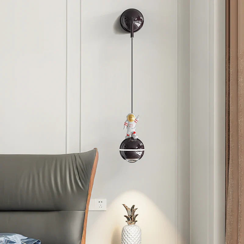 Modern LED Astronaut Design Chandelier Small Pendant Light