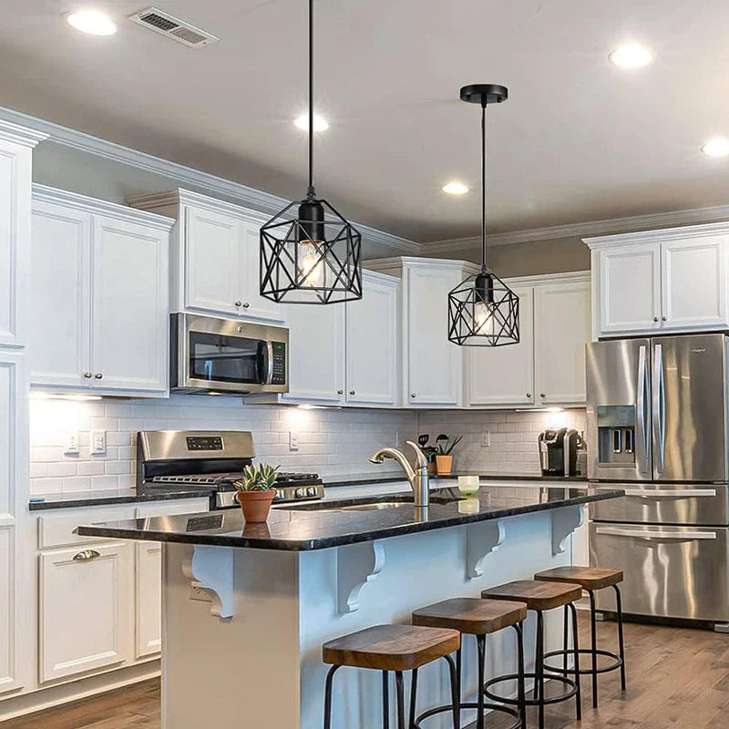 Nordic metal pendant lights kitchen