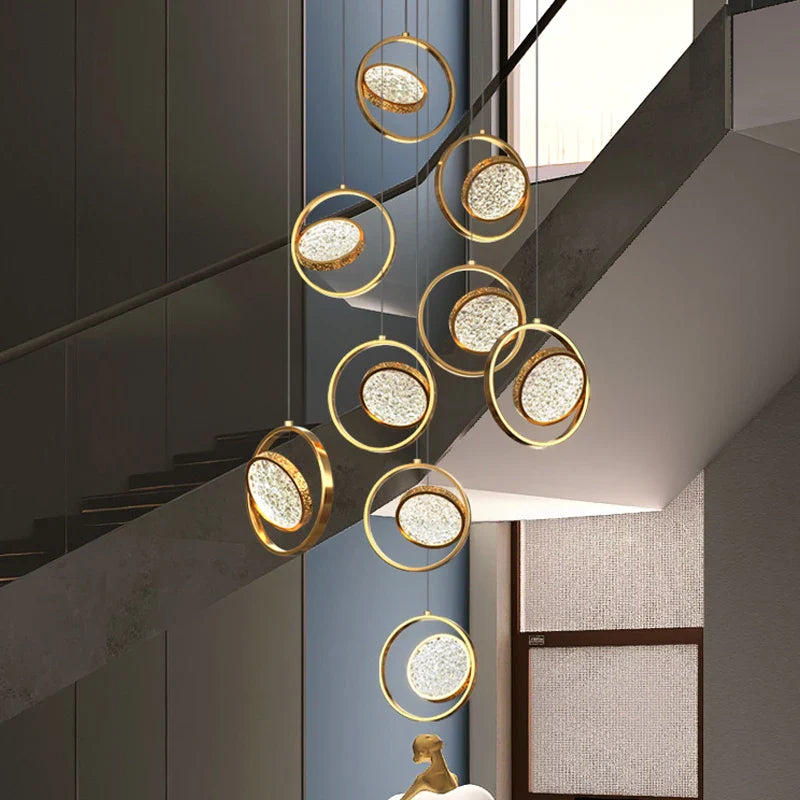 Modern minimalist bright chandelier