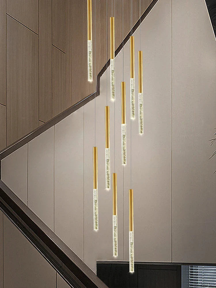 Modern Crystal Chandelier for Minimalist Interior Lighting