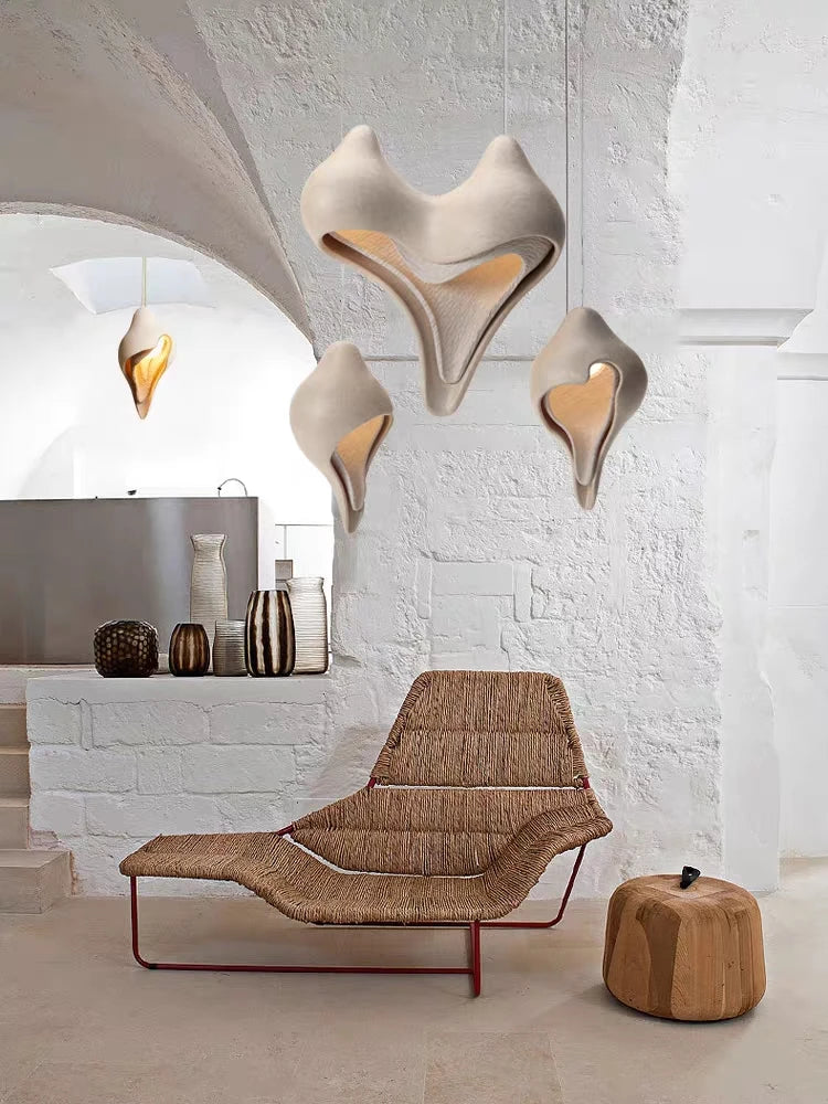 Wabi-sabi Nordic design conch chandelier for interior decoration