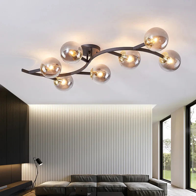 Elegant Nordic Modern Clear Chandelier