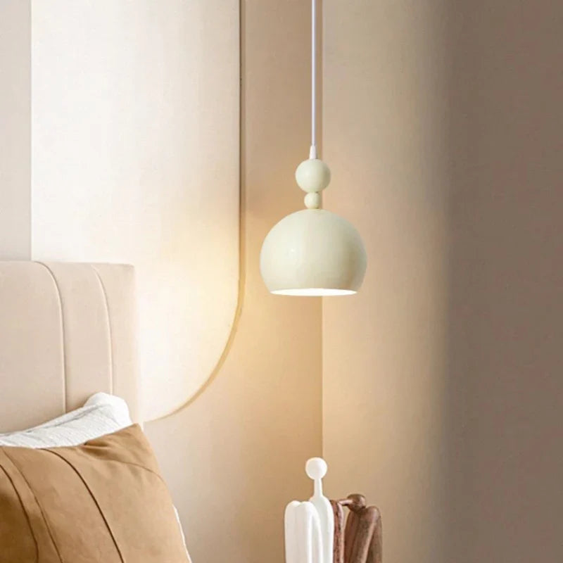 LED chandelier, sleek Scandinavian design