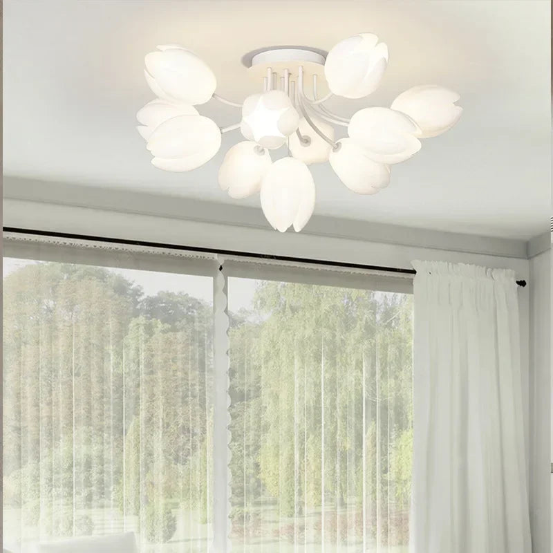 Elegant Modern Floral Chandelier.