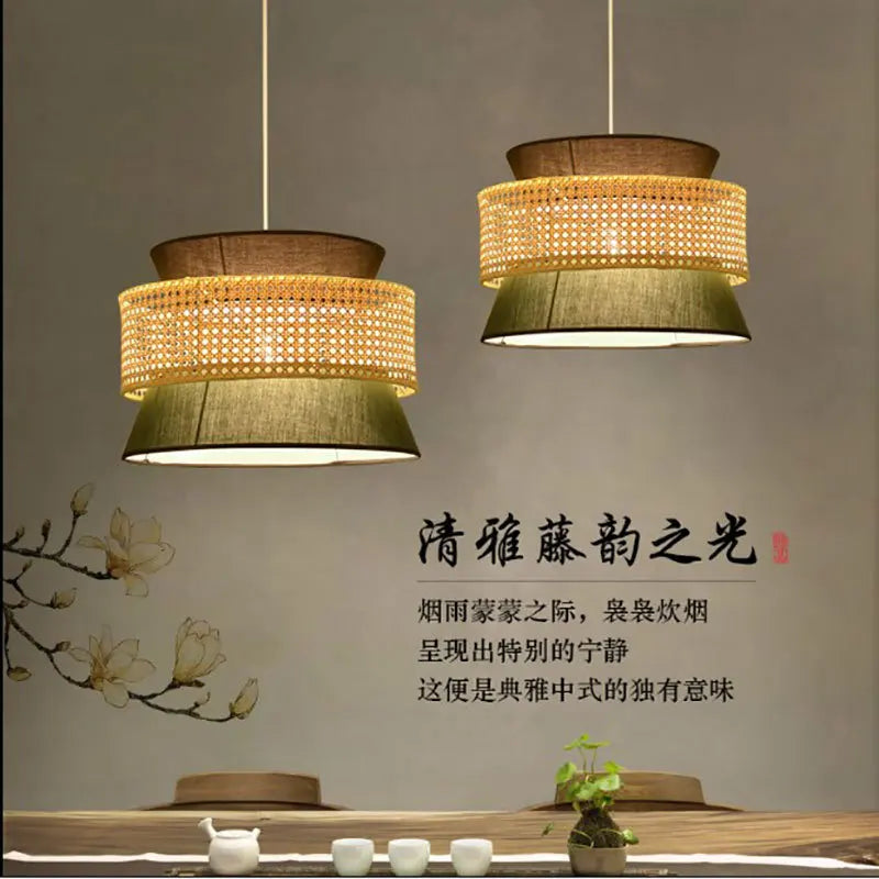 Creative Elegant Minimalist Bamboo Pendant Light