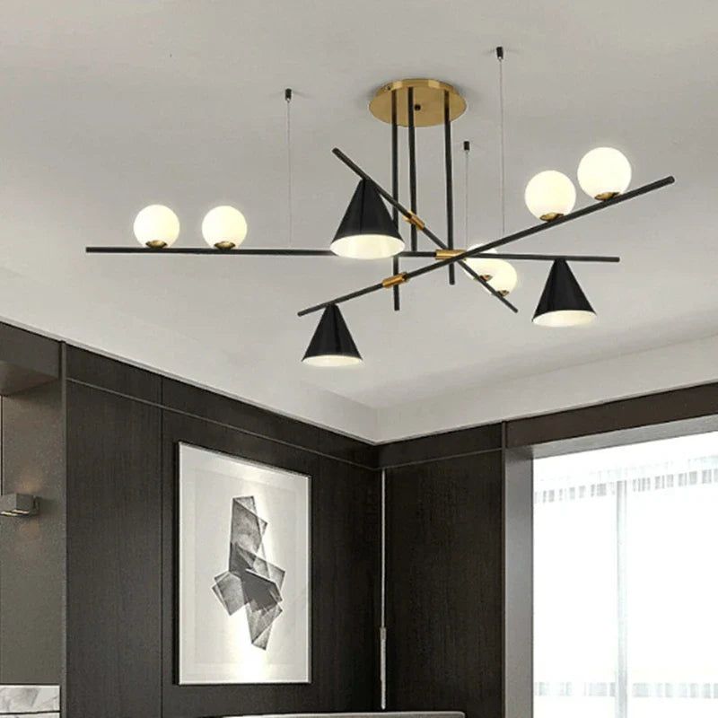 Modern sleek industrial pendant light