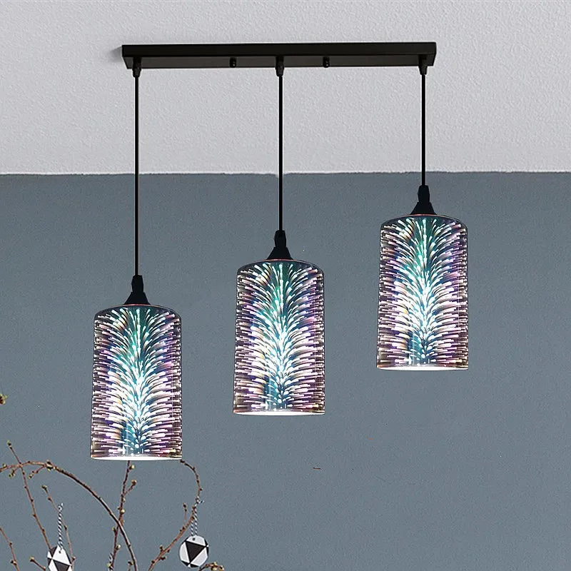 Modern Nordic 3D LED Ceiling Light