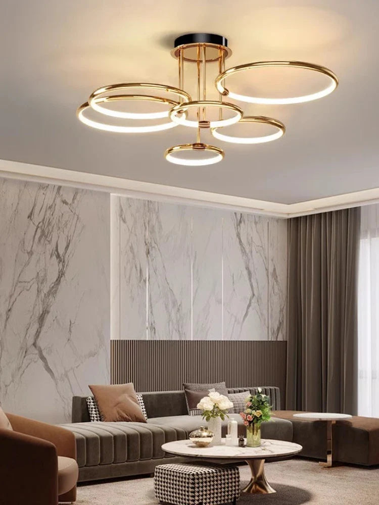 Modern decorative ring chandelier for stylish interiors